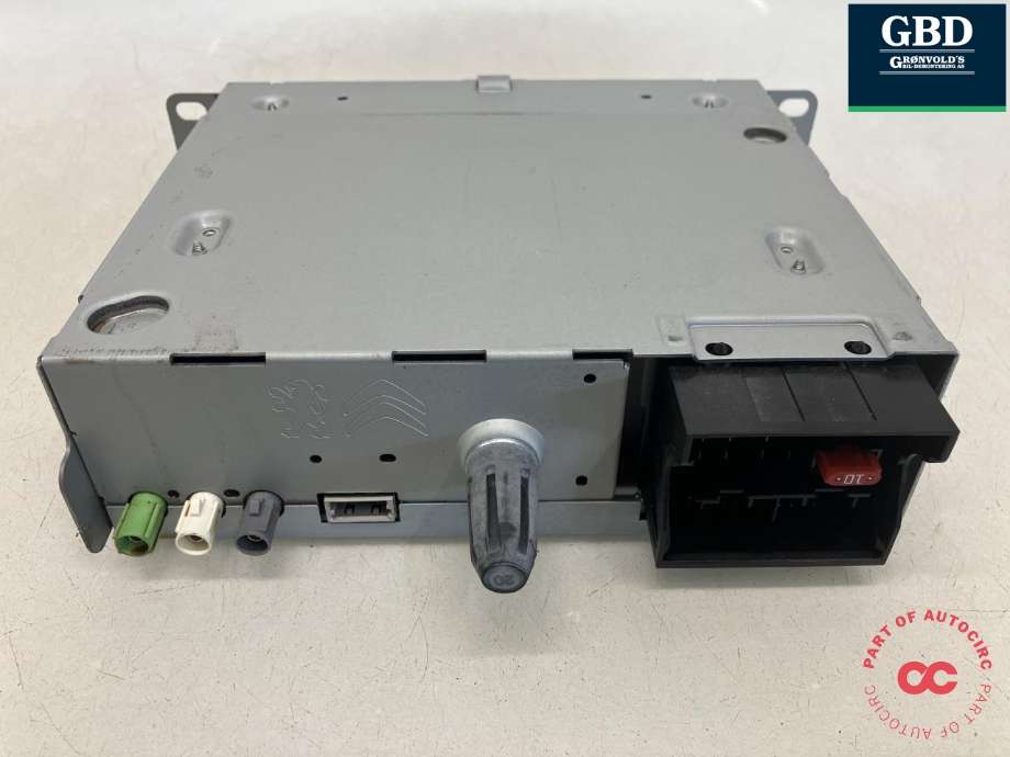 Bilstereo til Peugeot 508 2011-2014 (Type I, Fase 1) (CONTINENTAL|6604 07|96 768 377 80|A2C53427881)