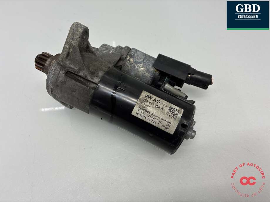 Starter diesel til Škoda Superb 2008-2015 (Type II)  (02E 911 024 A|02E 911 024 AX|)