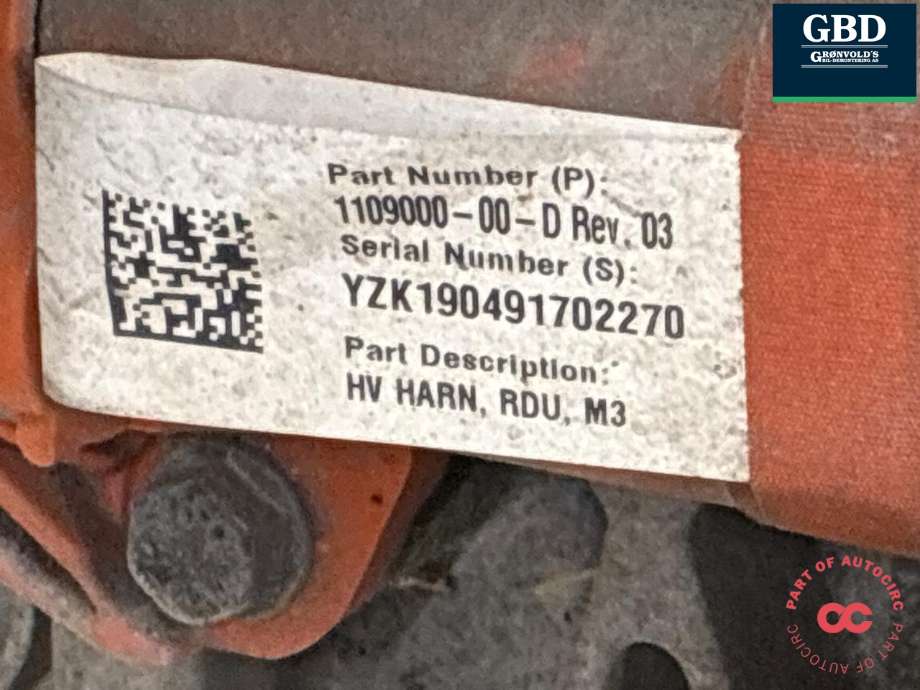 Motor elbil bak til Tesla Model 3 2018-2023 (Fase 1)  (1120980-17-J|1120980-17-K|)