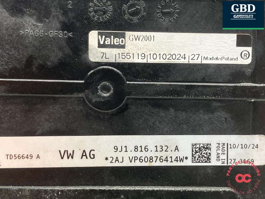 Varmeapparat diverse til Ford Explorer EV 2024-->> (VALEO|2813403|VWR2KA-10C708-ZB|9J1 816 132 A)