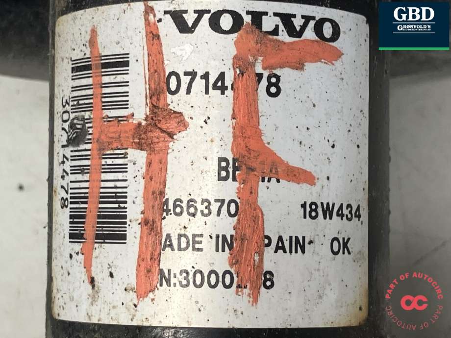 Fjærbein høyre foran til Volvo XC70 2005-2007 (Type I, Fase 2) (30714478|)