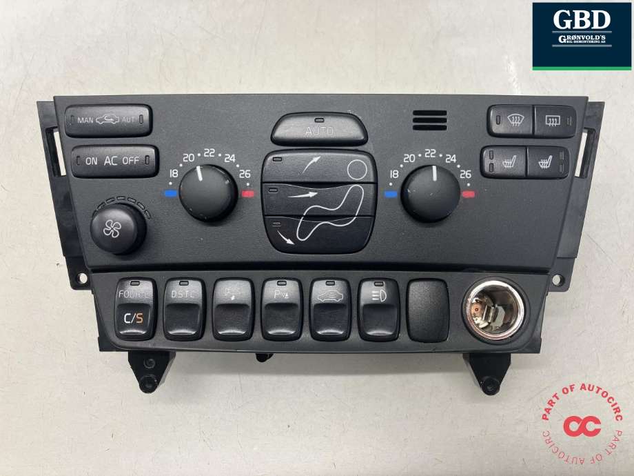 Varmeapparat betjening til Volvo XC70 2005-2007 (Type I, Fase 2) (30746022|8697140|)