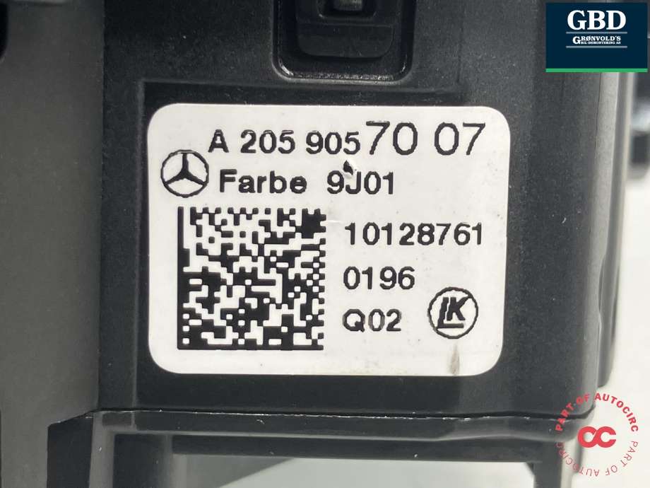 Bryter lys til Mercedes V-Klasse 2014-->> (W447) (W447) (A 205 905 70 07 9J01|A 447 905 10 02|)
