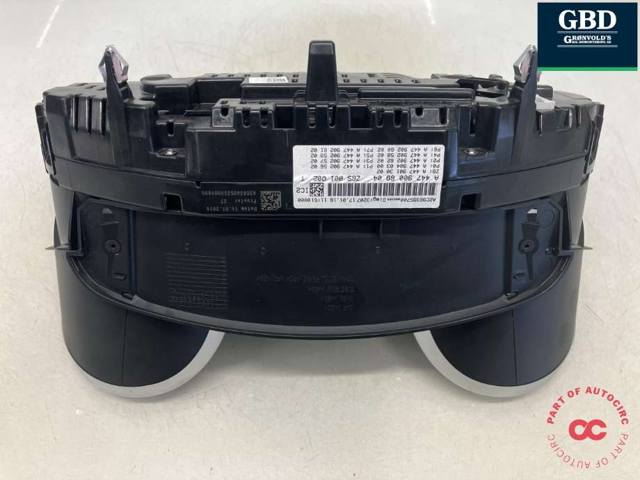 Instrumentpanel til Mercedes V-Klasse 2014-->> (W447) (W447) (CONTINENTAL|A 447 900 41 11|A 447 900 81 09|A 447 900 68 04)
