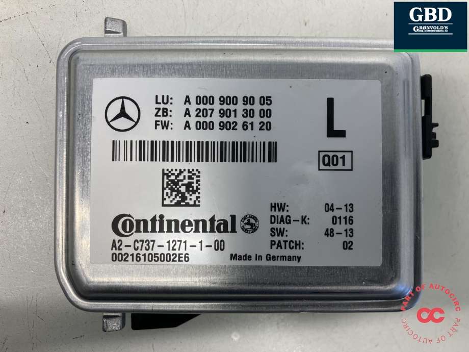 Kamera til Mercedes V-Klasse 2014-->> (W447) (W447) (CONTINENTAL|A 000 900 90 05|A 207 901 30 00|A2-C737-1271-1-00)