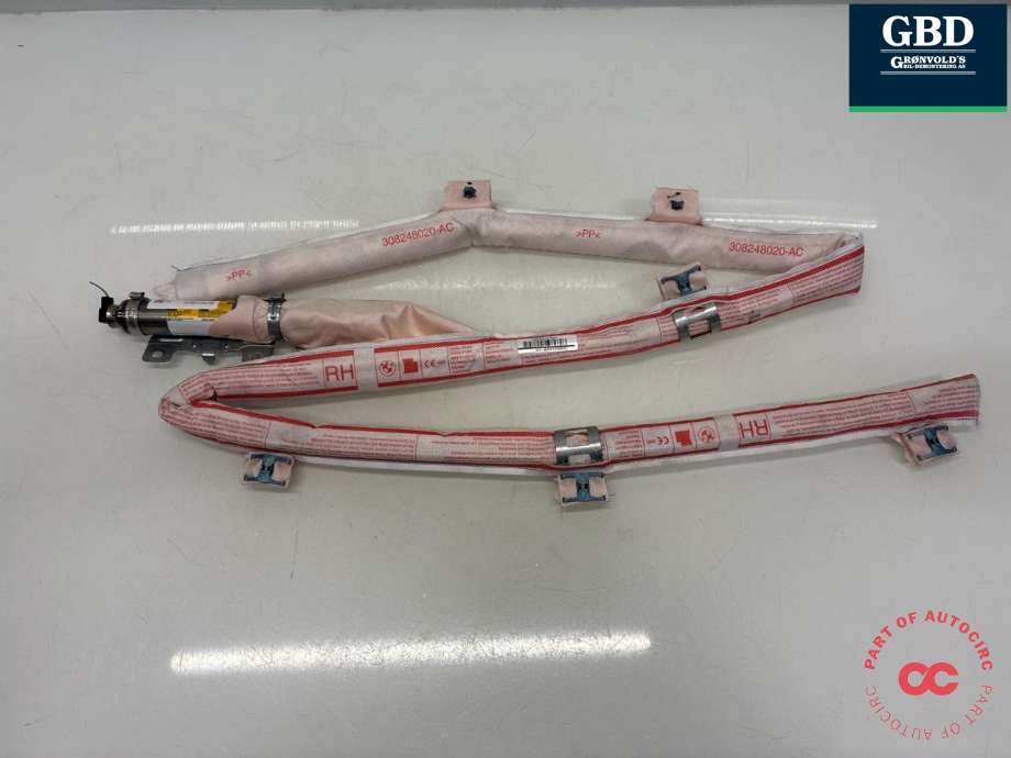 Airbag gardin høyre til BMW 2-Serie, Active/Gran Tourer 2014-->> (F45/F46) (F45/F46) (72 12 7 301 296|308031620-AB|)