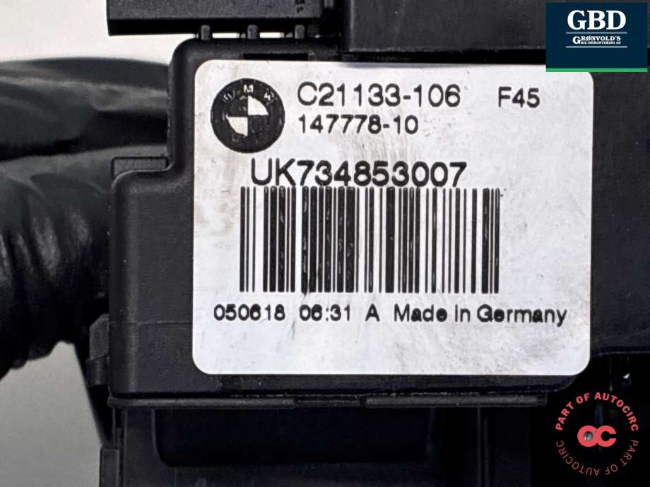 Baklukelås til BMW 2-Serie, Active/Gran Tourer 2014-->> (F45/F46) (F45/F46) (51 24 7 348 530|147778-10|)