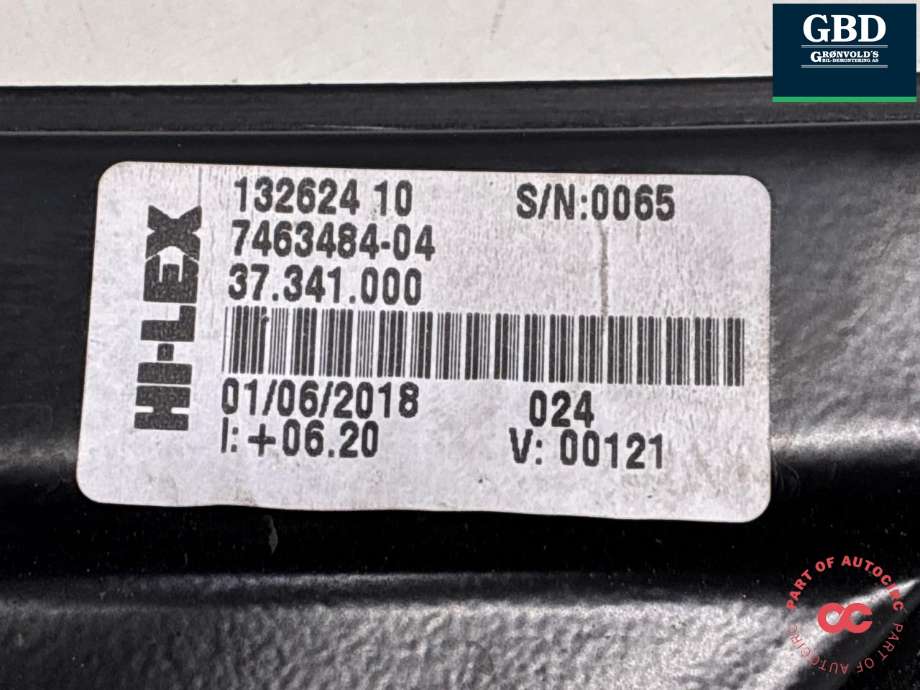 Ruteheis høyre foran til BMW 2-Serie, Active/Gran Tourer 2014-->> (F45/F46) (F45/F46) (51 33 7 490 192|7463484-04|)