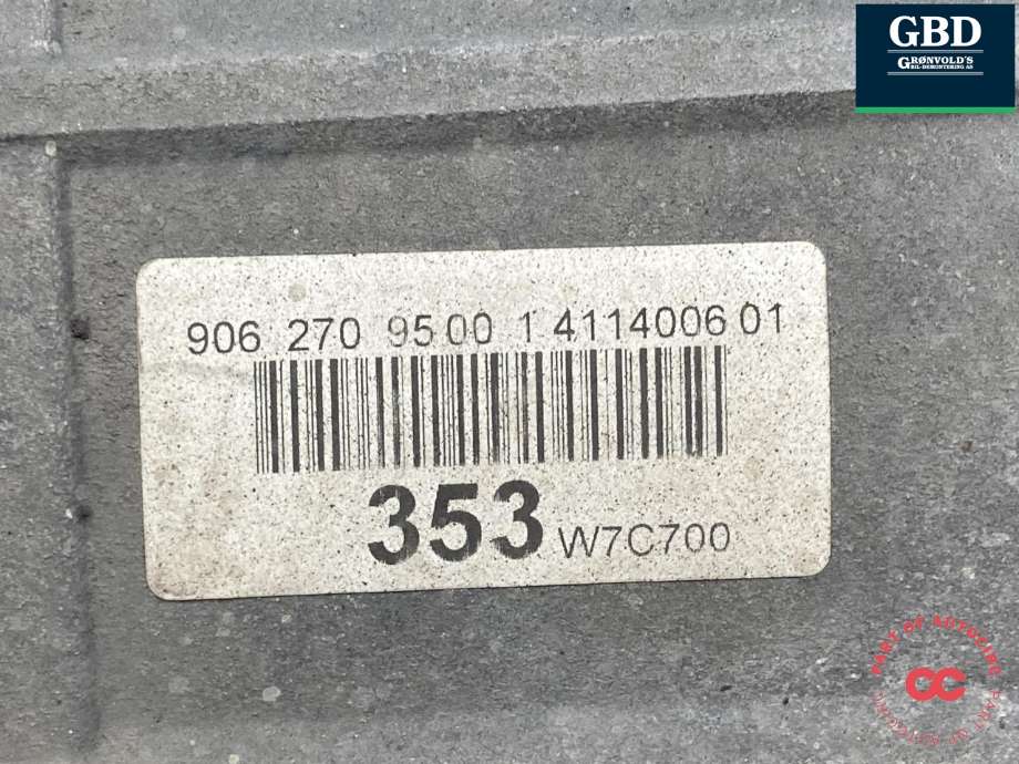 Girkasse automat til Mercedes Sprinter 2013-2018 (Fase 2) (906) (906) (A 906 270 62 00||A9062709500)