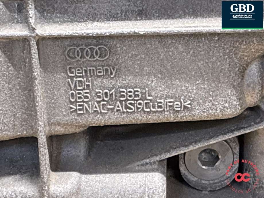 Girkasse automat til Audi A6, Allroad 2015-2019 (Type III, Fase 2) (C7) (C7) (PLZ|0B5 300 060 H|)