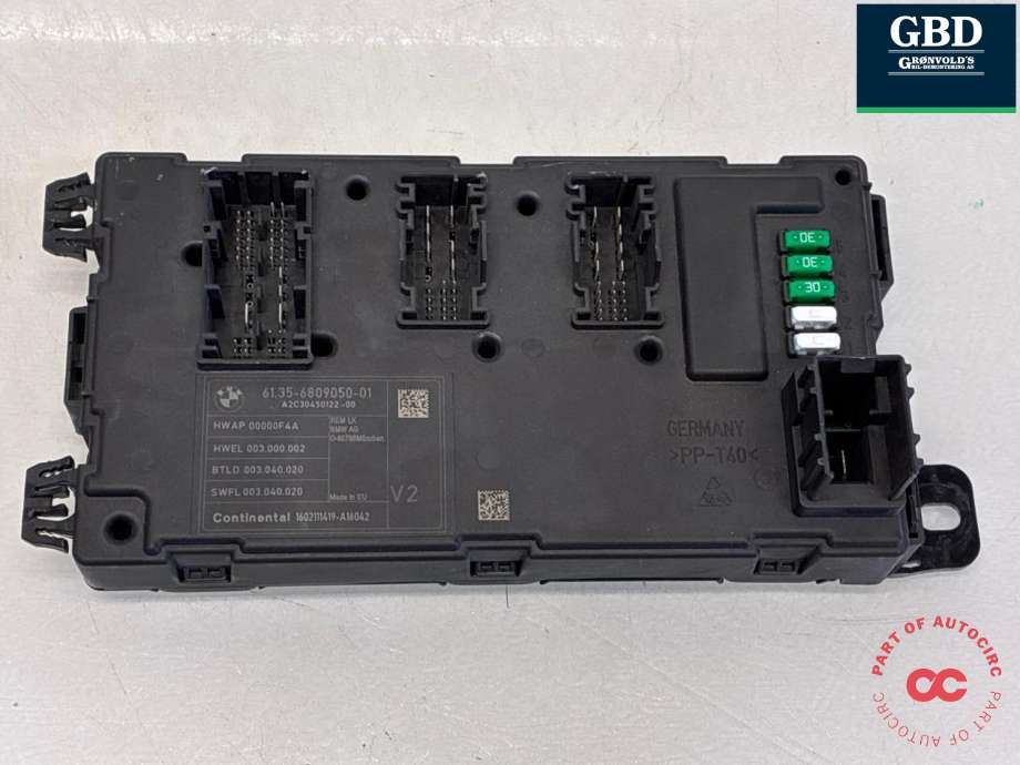 Styreenhet comfort (BCM) til BMW 3-Serie 2012-2018 (F30/F31/F34) (F30/F31/F34) (61 35 5 B5D A68|6135 6809050-01|)