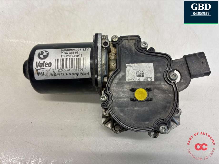 Viskermotor frontrute til BMW 3-Serie 2012-2018 (F30/F31/F34) (F30/F31/F34) (61 61 7 260 488|)