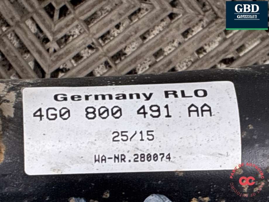 Hengerfeste til Audi A6, Allroad 2015-2019 (Type III, Fase 2) (C7) (C7) (4G0 800 491 AA|)