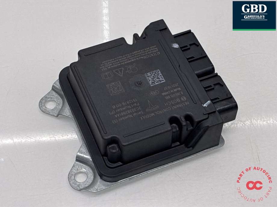 Styreenhet airbag hovedsensor til Tesla Model 3 2018-2023 (Fase 1)  (1512876-00-E|1512876-00-B|)