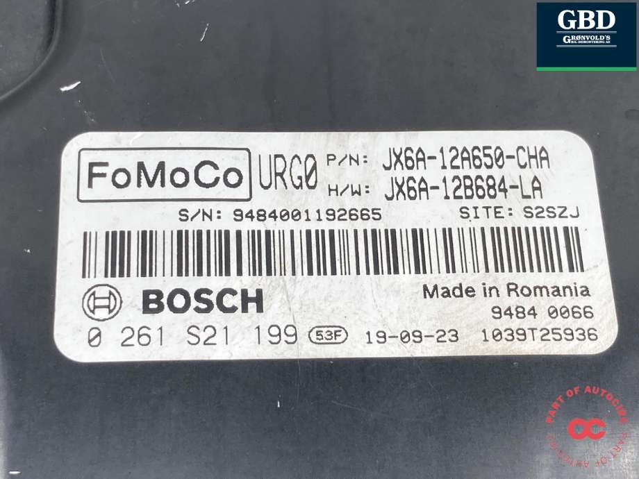 Styreenhet motor til Ford Focus 2018-->> (Type IV) (2303051|SVJX6A-12A650-LA|)