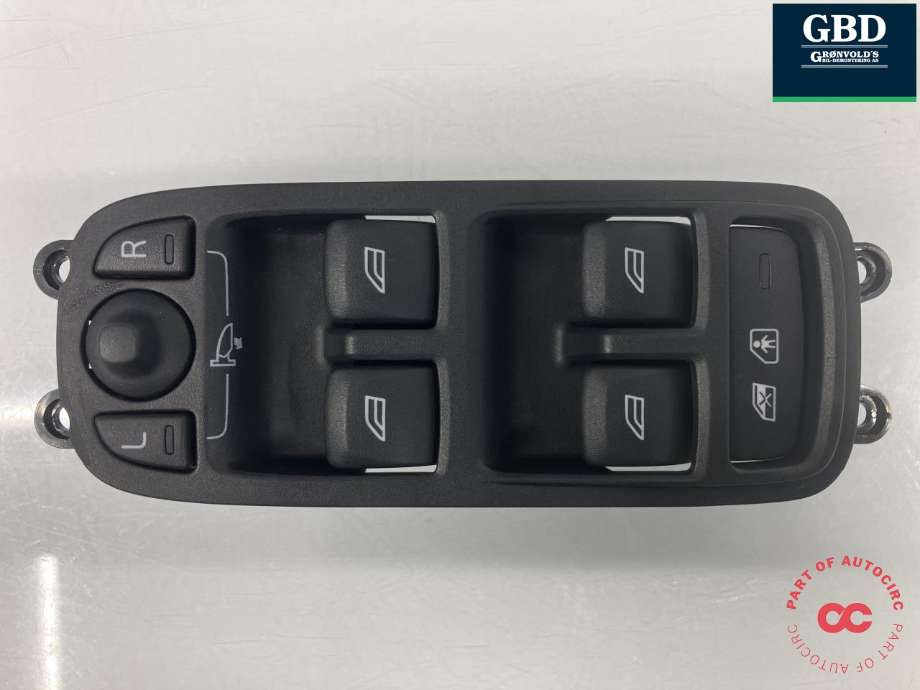 Bryter ruteheis førerdørspanel til Volvo XC60 2008-2013 (Type I, Fase 1) (31295119|)
