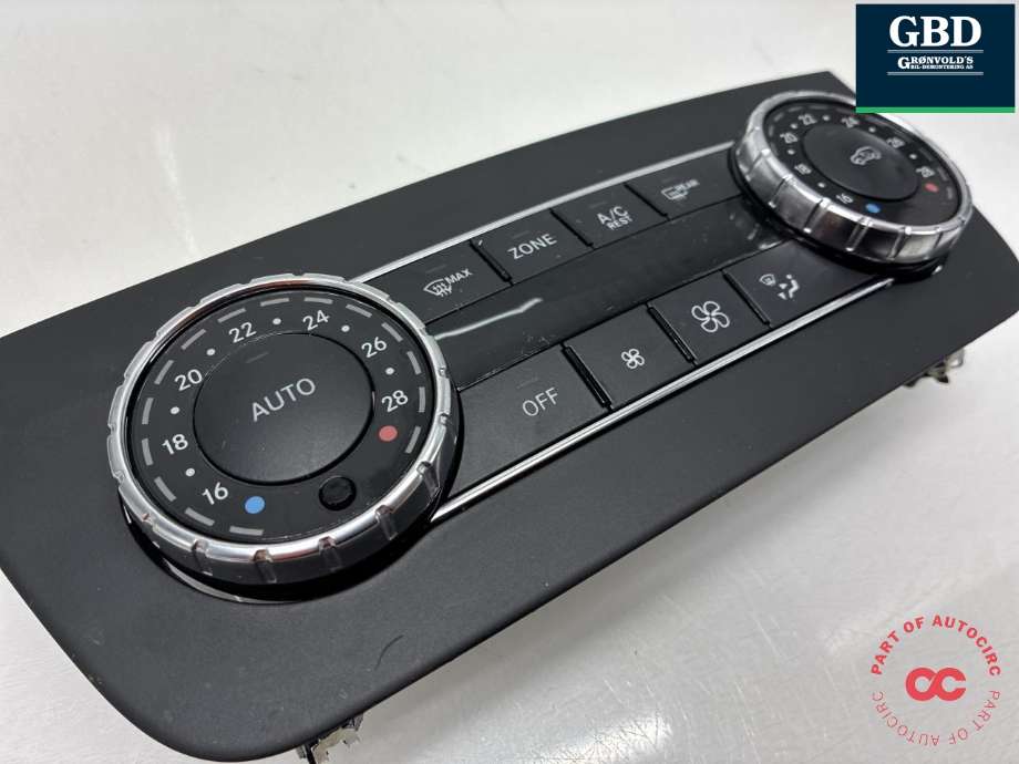 Varmeapparat betjening til Mercedes ML 2011-2015 (Fase 1) (W166) (W166) (A 166 900 69 08|A 166 900 94 05| A 166 900 81 03|A 166 900 17 04)