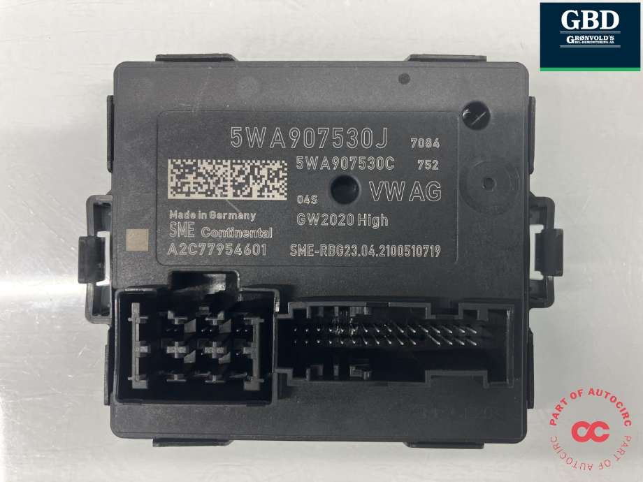 Styreenhet diverse til VW Golf VIII 2020-->>  (CONTINENTAL|5WA 907 530 N|5WA 907 530 J|A2C77954601)