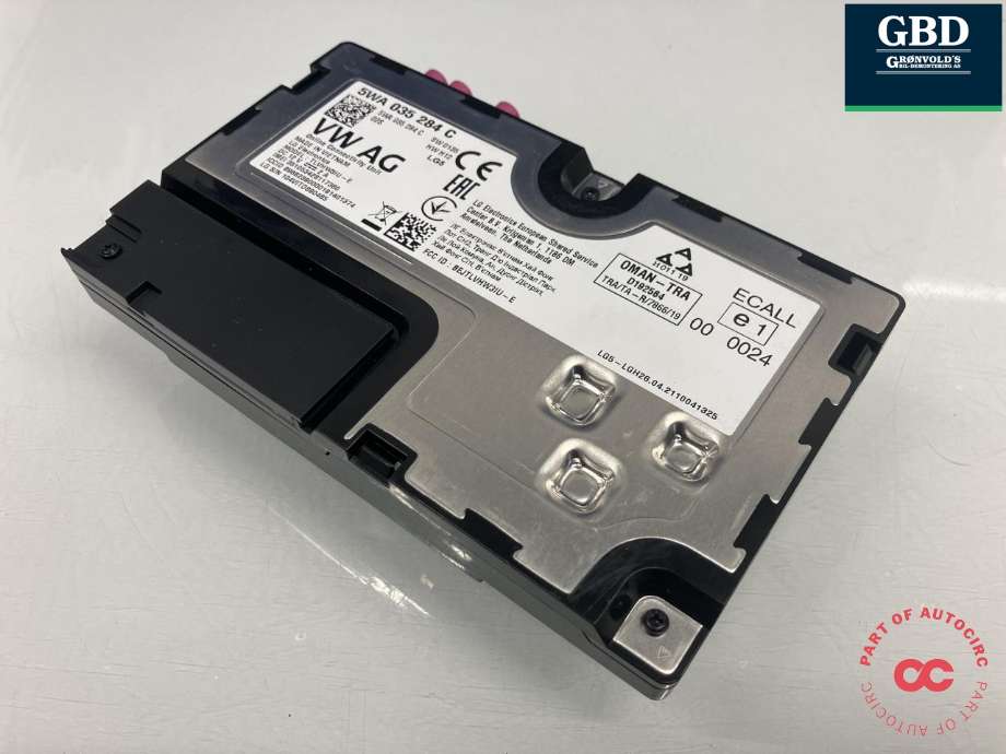 Styreenhet diverse til VW Golf VIII 2020-->> (LG|5WA 035 284 F|5WA 035 284 C|TLVHW3IU - E)