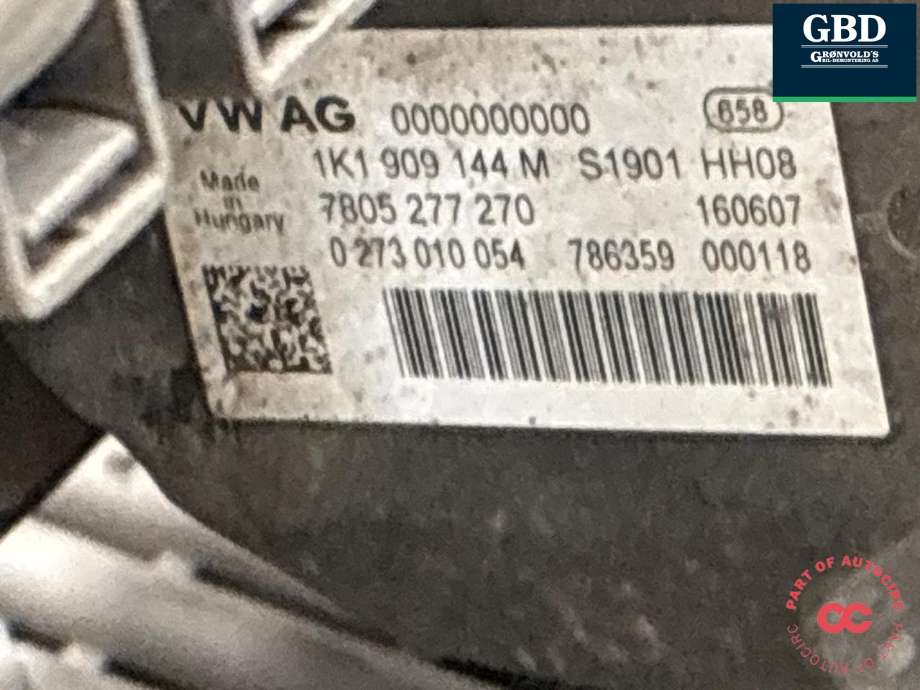 Tannstang elektrisk til VW EOS 2006-2013  (1K1 423 055 M|1K1 423 055 MX|)
