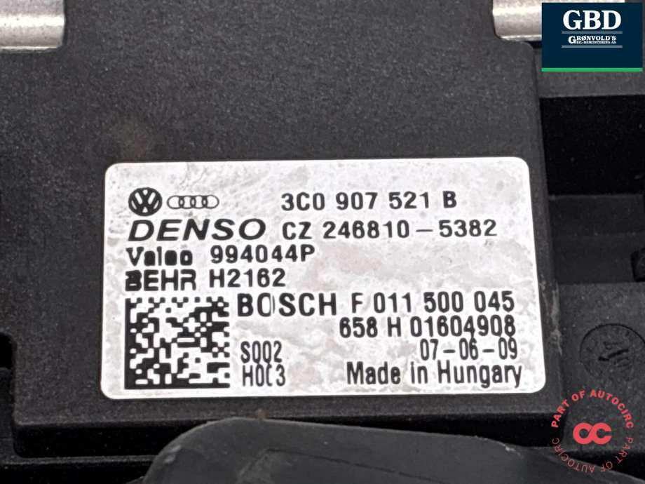 Varmeapparat motor til VW EOS 2006-2013 (1K1 820 021|3C1 820 015 M|)