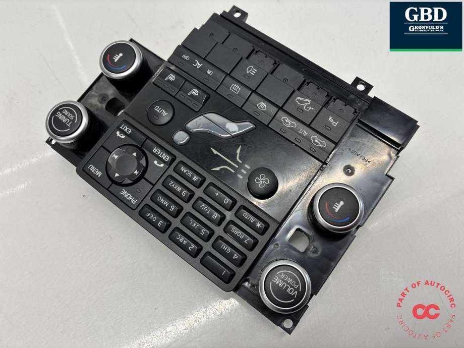 Varmeapparat betjening til Volvo XC70 2008-2013 (Type II, Fase 1)  (30782902|)