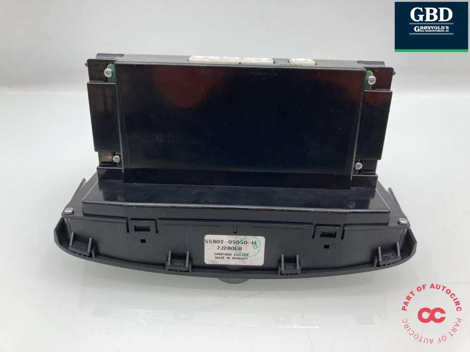 Varmeapparat betjening til Toyota Avensis 2003-2008 (Type II)  (5590005271|55902-05050-H|)