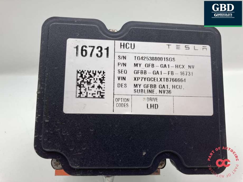 ABS sentral til Tesla Model Y 2024-->> (Type II)  (2188741-20-A|)