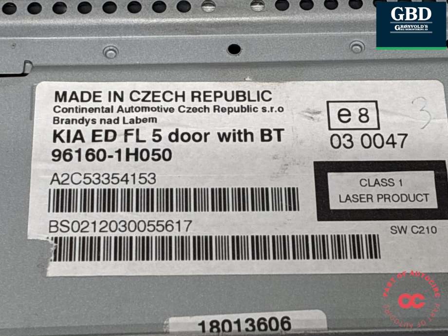 Bilstereo til Kia Cee