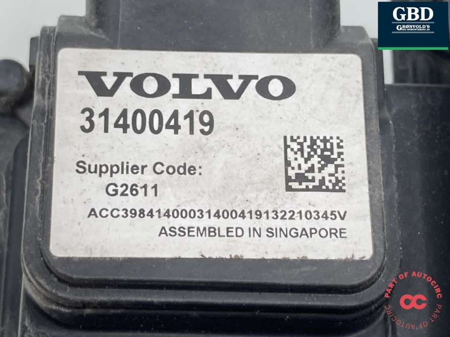 Sensor radar til Volvo XC60 2008-2013 (Type I, Fase 1)  (31471259|31400419|)