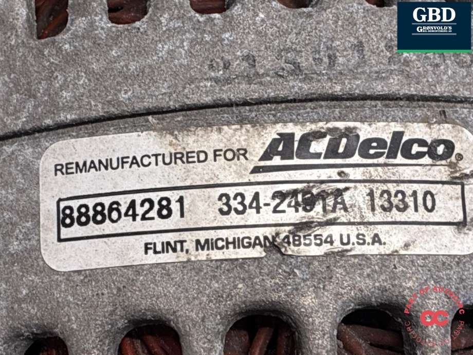 Dynamo til Chevrolet Silverado 2002-2006  (19244727|)