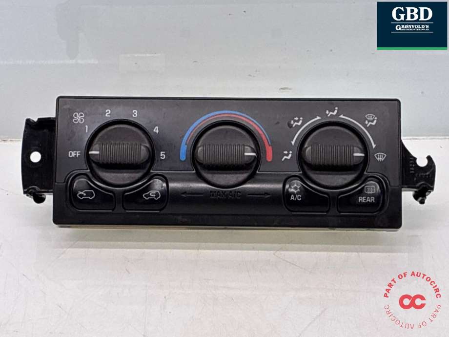 Varmeapparat betjening til Chevrolet Silverado, 2002-2006  (19244874)