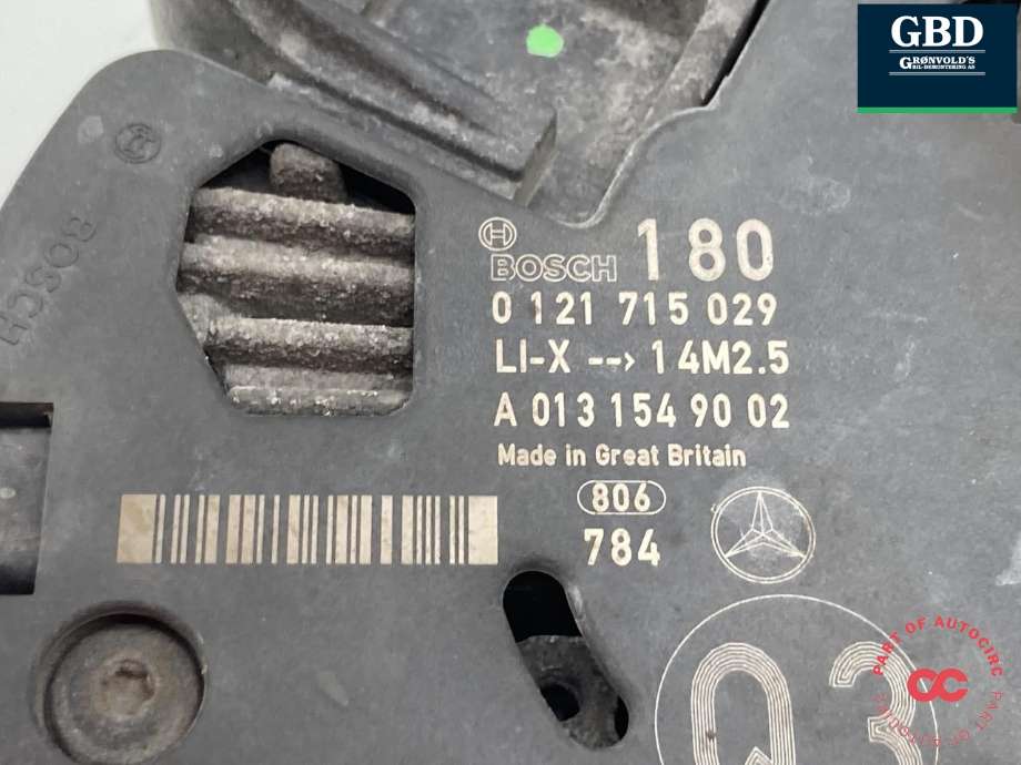 Dynamo diesel til Mercedes C-Klasse 2007-2011 (Fase 1) (W204) (W204) (A 013 154 90 02 80|A 013 154 90 02|)