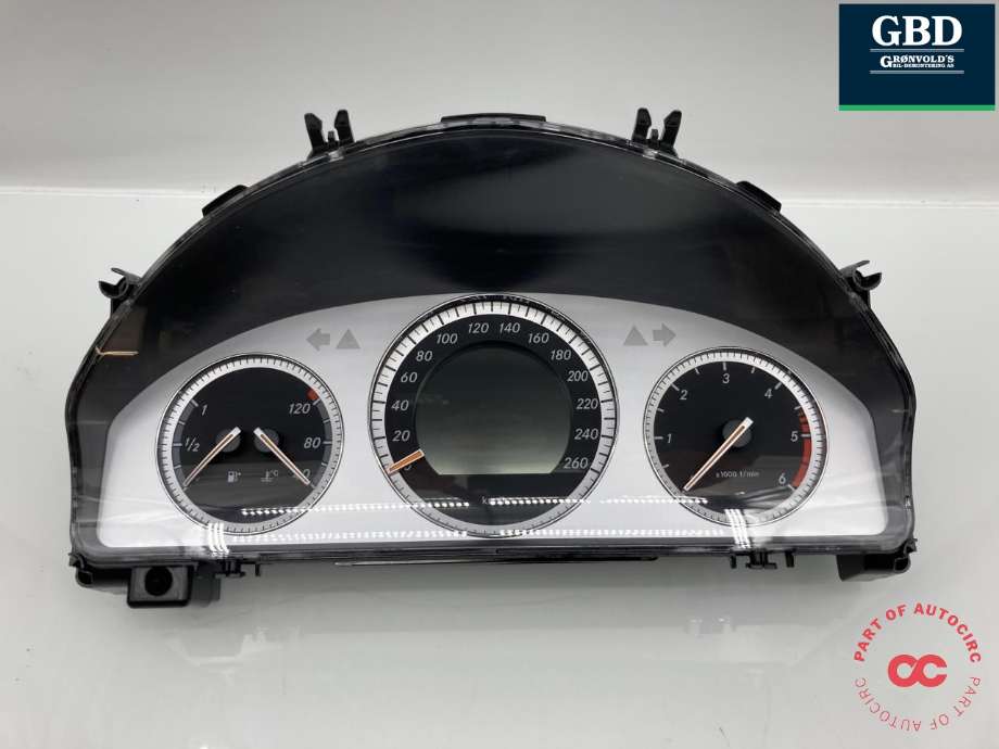 Instrumentpanel til Mercedes C-Klasse, 2007-2011 (Fase 1) (W204) (W204) (A 204 540 61 48)