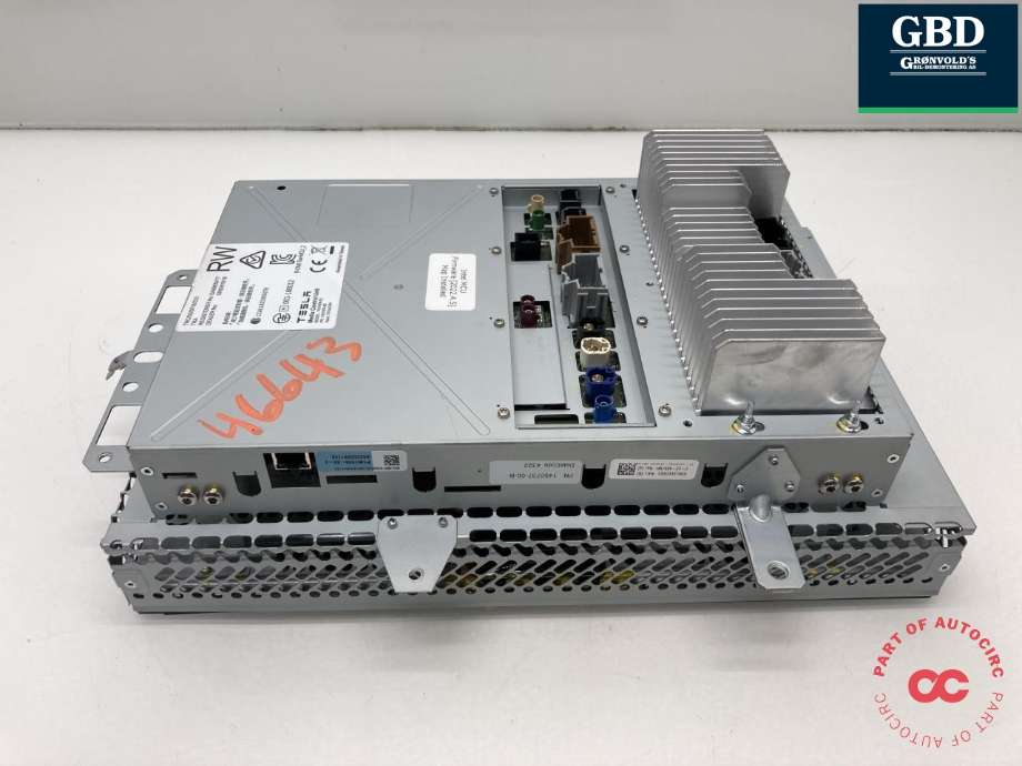 Multimedia display (MCU - Media Controller Unit) til Tesla Model S 2013-2016 (Fase 1)  (1084333-00-C|P1451809-53-J|)