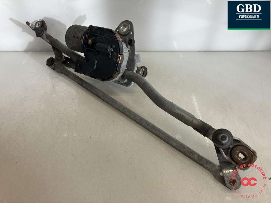 Viskermotor frontrute komplett m/overføring til Audi A6, 2005-2008 (Type III, Fase 1) (C6) (C6) (BOSCH|4F1 955 023 K)