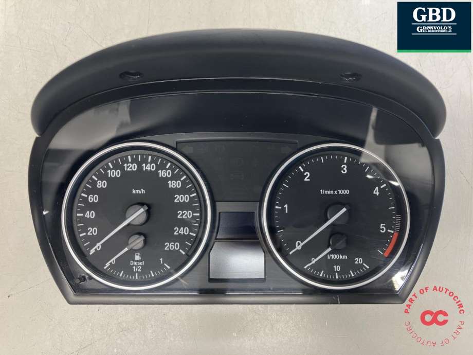 Instrumentpanel til BMW X1 2009-2015 (E84) (E84) (VDO|62 10 9 316 152|9 187 369|709 202 415)