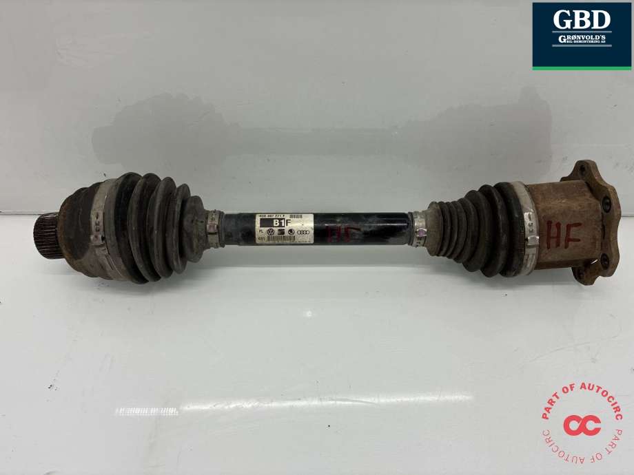 Drivaksel høyre foran, diesel/automat til Audi A6, Allroad 2015-2019 (Type III, Fase 2) (C7) (C7) (4G0 407 271 F|)