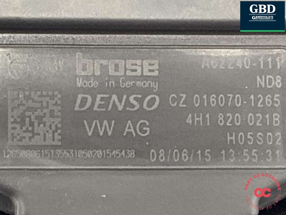 Varmeapparat motor til Audi A6, Allroad 2015-2019 (Type III, Fase 2) (C7) (C7) (4H1 820 021 C|4H1 820 021 B|)