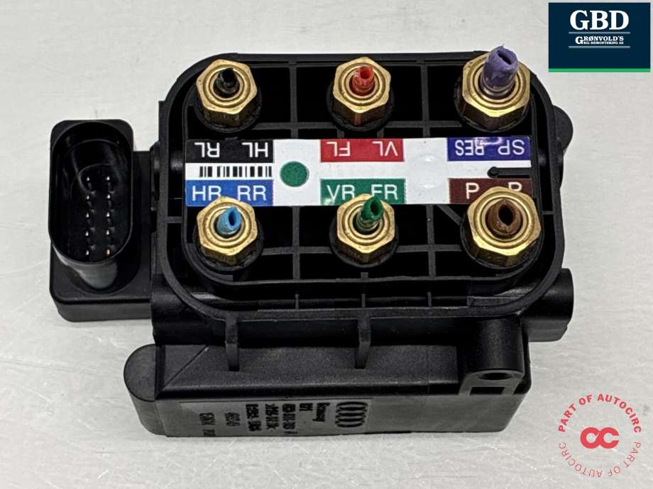 Ventilblokk luftfjæring til Audi A6, Allroad 2015-2019 (Type III, Fase 2) (C7) (C7) (4H0 616 013 D|4H0 616 013|)