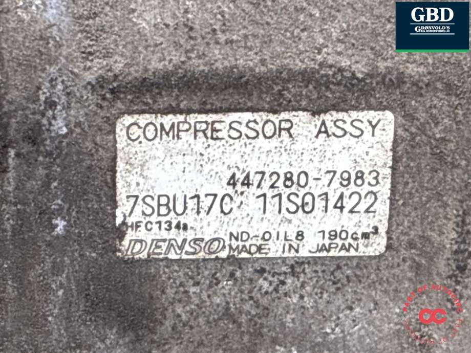 Aircondition kompressor til Mercedes Sprinter 2013-2018 (Fase 2) (906) (906) (A 003 230 90 11|)