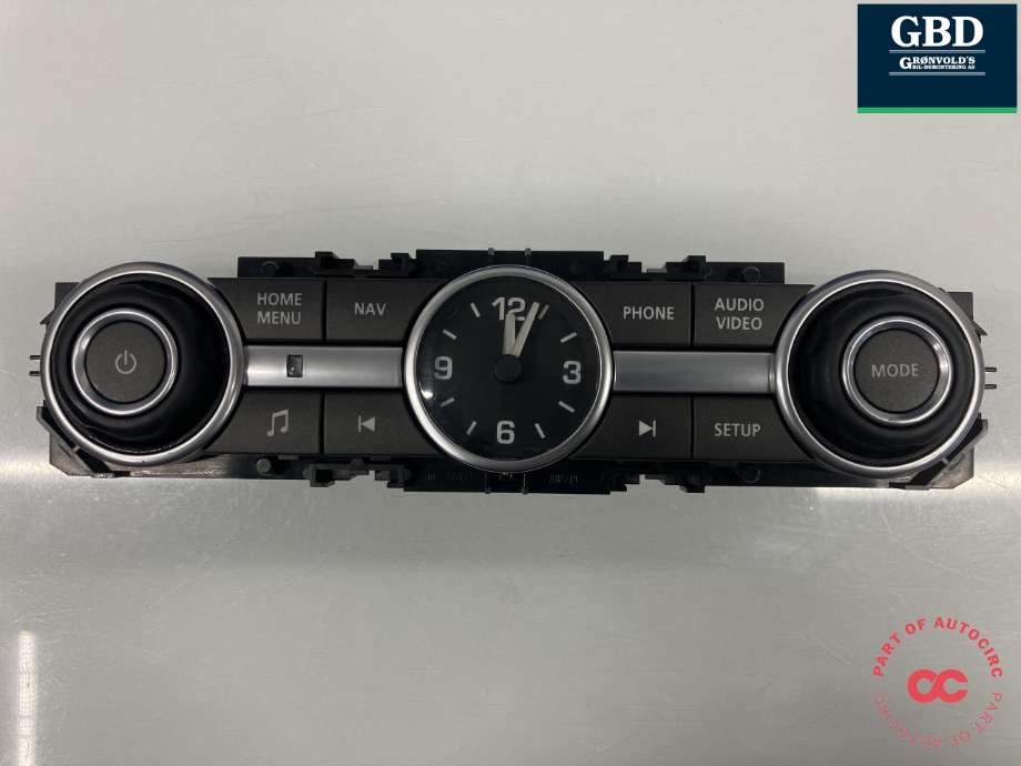 Bilstereo navigasjon betjeningspanel til Land Rover Discovery 2009-2017 (Type IV) (LR029583|CH2218C858BB|)