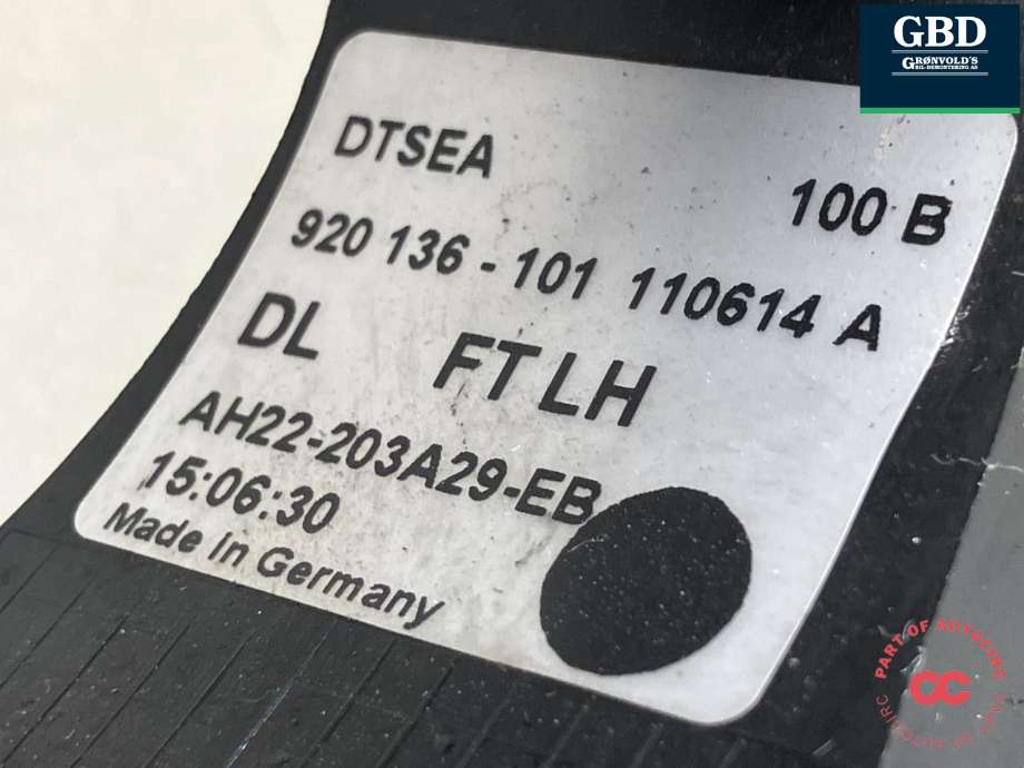 Dørhåndtak utv venstre foran til Land Rover Discovery 2009-2017 (Type IV) (LR030195|AH2222404DA8LML|)