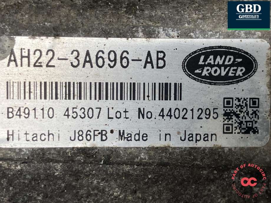 Servo pumpe mekanisk til Land Rover Discovery 2009-2017 (Type IV) (LR077386. AH223A696AC|LR014090. AH223A696AB|)