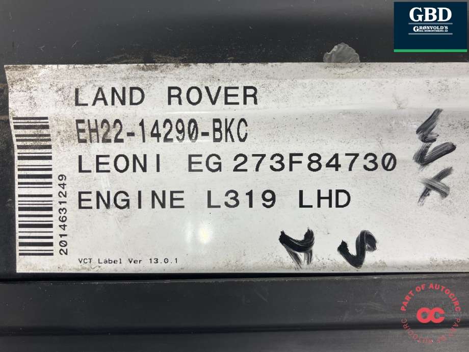 Sikringsboks motorrom til Land Rover Discovery 2009-2017 (Type IV)  (LR014265|AH2214A076AA|)