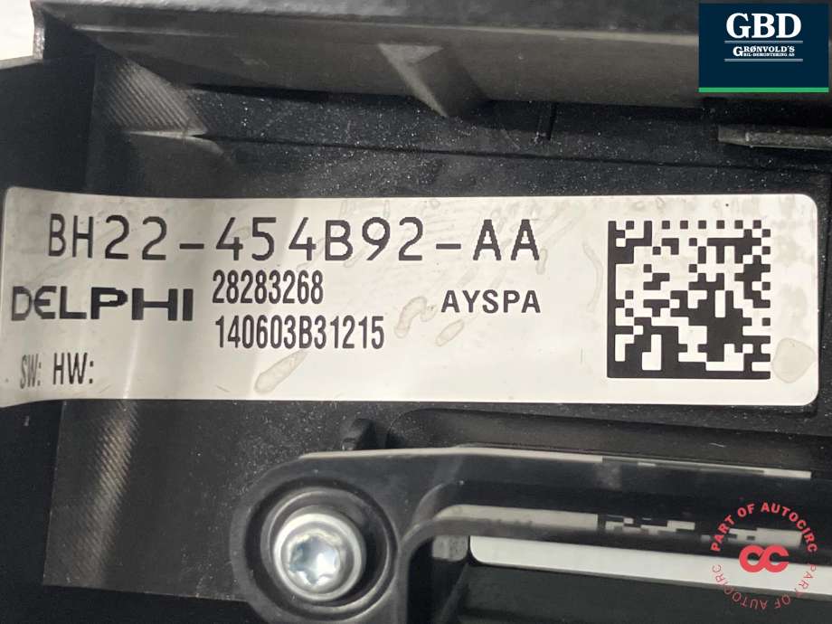 Varmeapparat betjening til Land Rover Discovery 2009-2017 (Type IV)  (LR070853|GH2219E900NA|LR029588| CH2219E900NB)