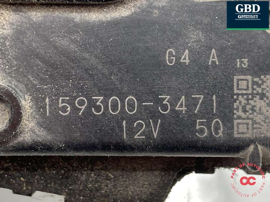 Viskermotor frontrute til Mitsubishi Outlander 2012-2015 (Type III, Fase 1)  (8250A609|8251A065|)