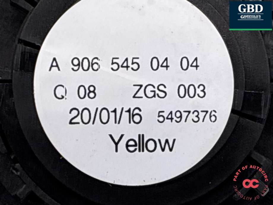 Bryter lys til Mercedes Sprinter 2013-2018 (Fase 2) (906) (906) (A 906 905 27 01|A 906 545 04 04|)