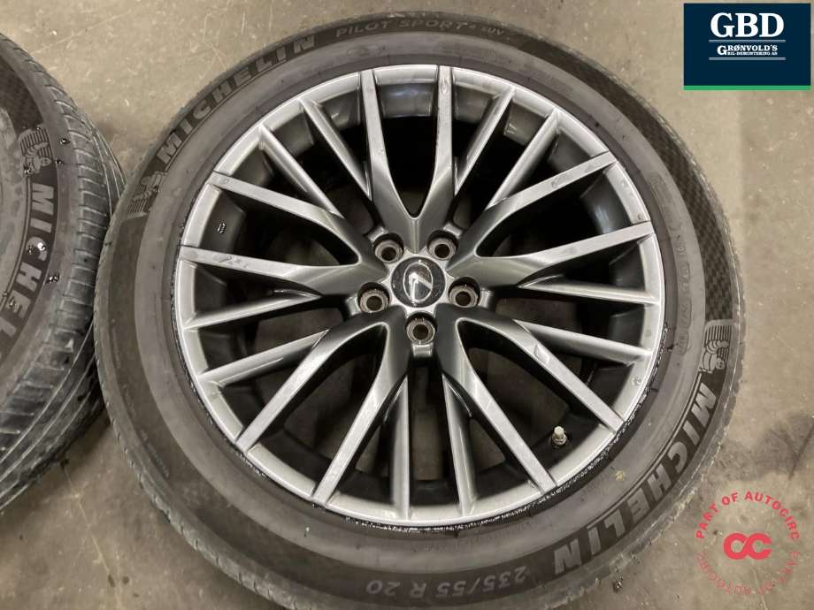 Hjulsett aluminium sommer til Lexus RX 2016-->> (Type IV) (AL20) (AL20) (235/55R20|20X8J|)