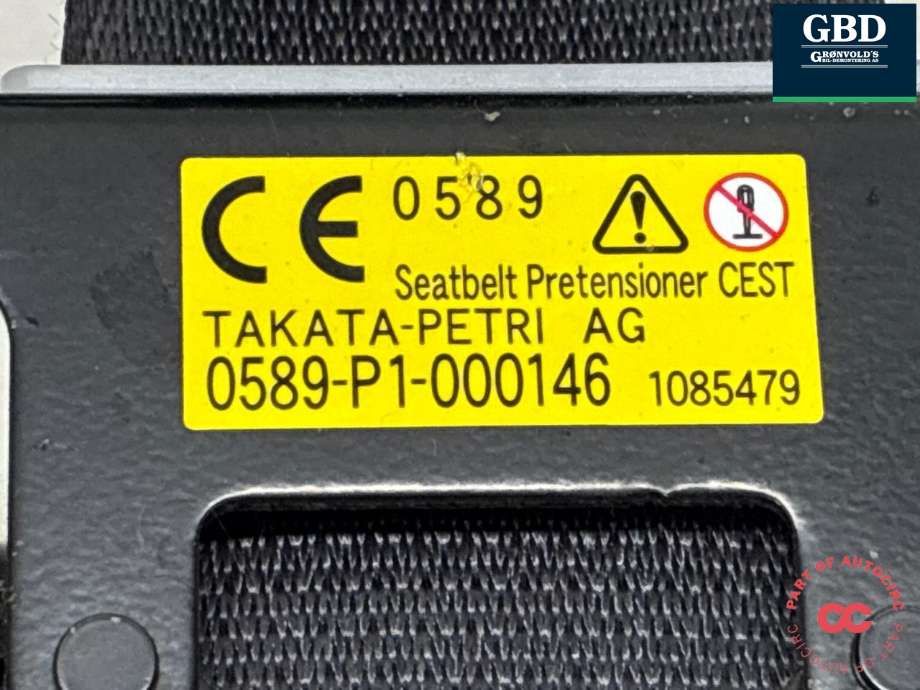 Sikkerhetsbelte foran høyre til Subaru XV 2012-2017 (Type I) (64622FJ000VI|)
